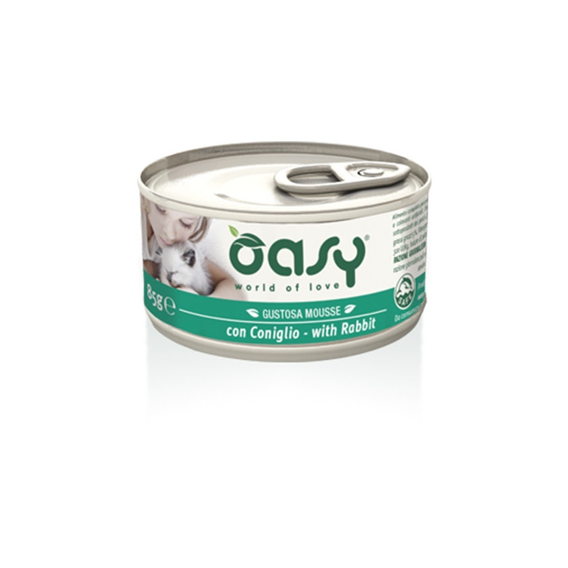 OASY Tasty Mousse with Rabbit 85 gr.