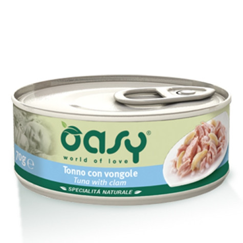 OASY Natural Specialty Tuna with Clams 70 gr.