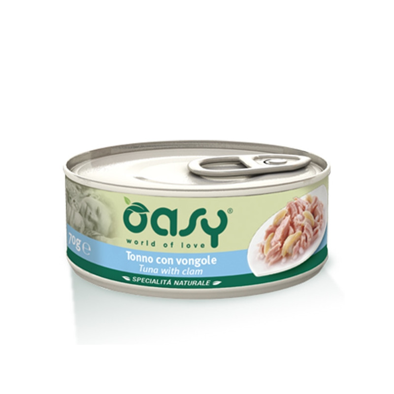 OASY Natural Specialty Tuna with Clams 150 gr.