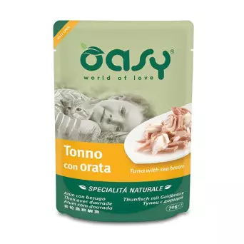 OASY Natural Specialty Tuna with Sea Bream 70 gr.