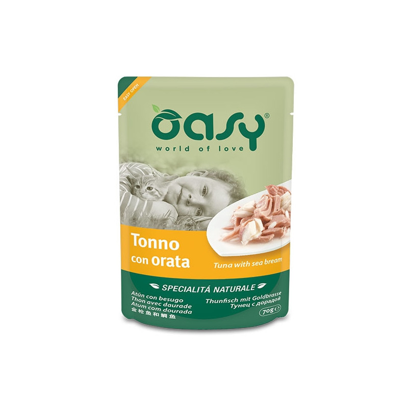 OASY Natural Specialty Tuna with Sea Bream 150 gr.