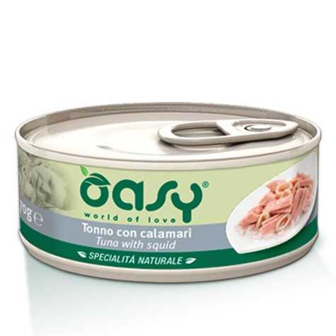 OASY Spécialité Naturel Thon avec Calamari 150 g.