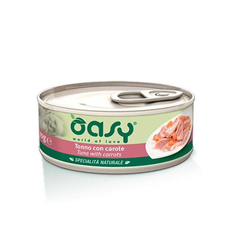 OASY Natural Specialty Tuna with Carrots 150 gr.