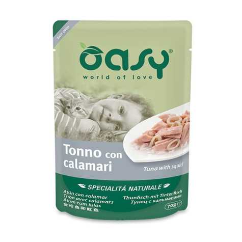 OASY Spécialité Naturel Thon avec Calamari 70 g.