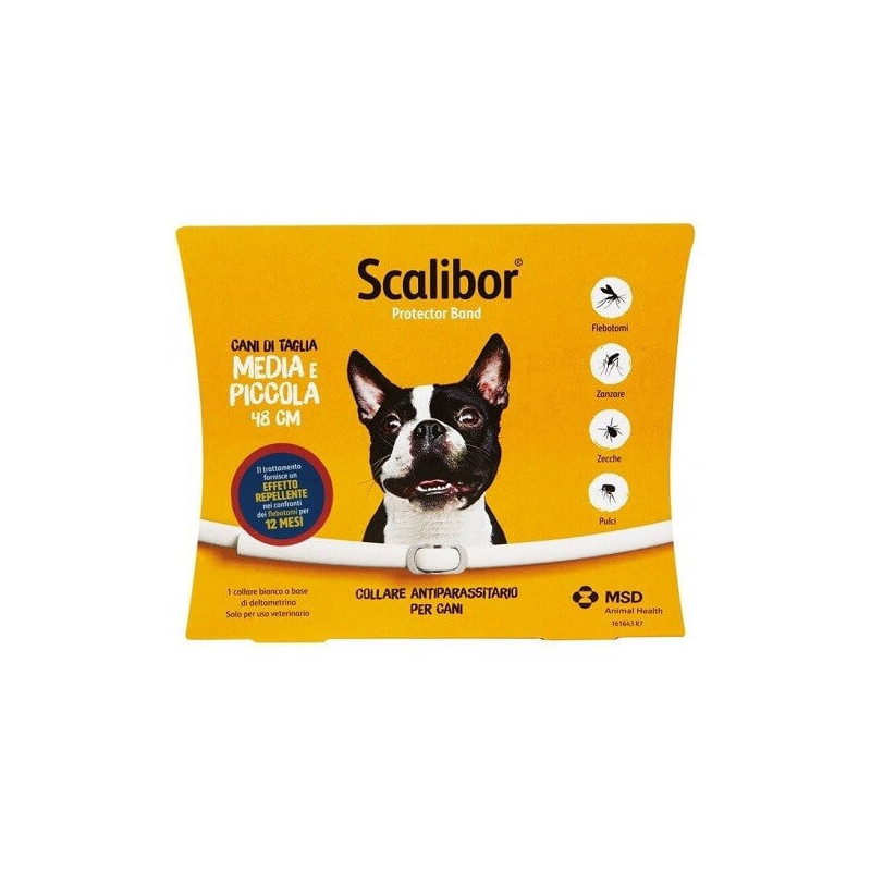 Scalibor Collier Petit et Moyen Chien 48 cm Scalibor Collier Petit et Moyen Chien 48 cm
