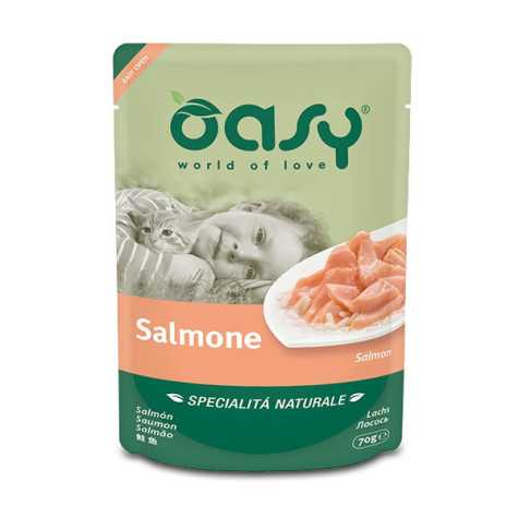 OASY Spécialité Naturel Saumon 70 g.