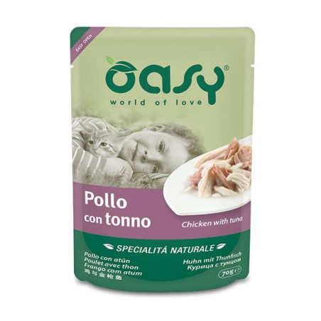 OASY Specialità Naturale Pollo con Tonno 70 gr. - 