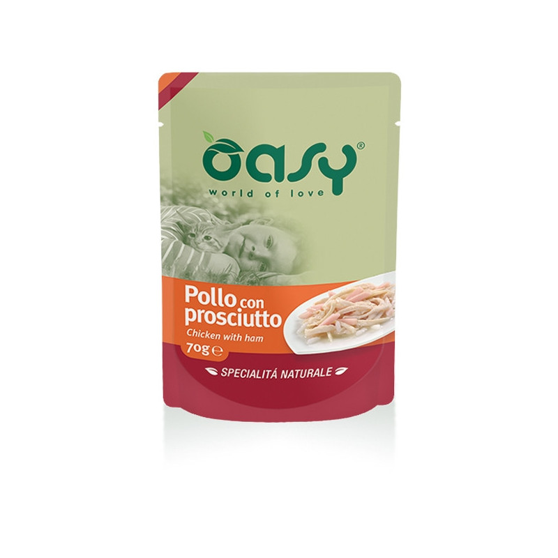 OASY Natural Specialty Chicken with Ham 70 gr.