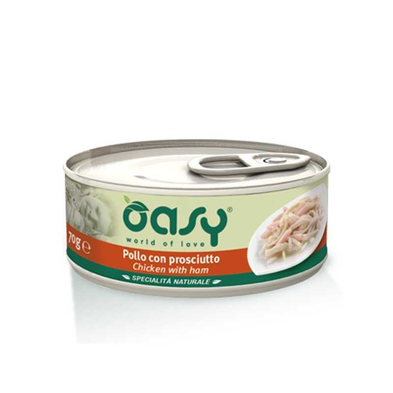 OASY Spécialité Naturel Poulet avec Jambon 70 g. OASY Spécialité Naturel Poulet avec Jambon 70 g.