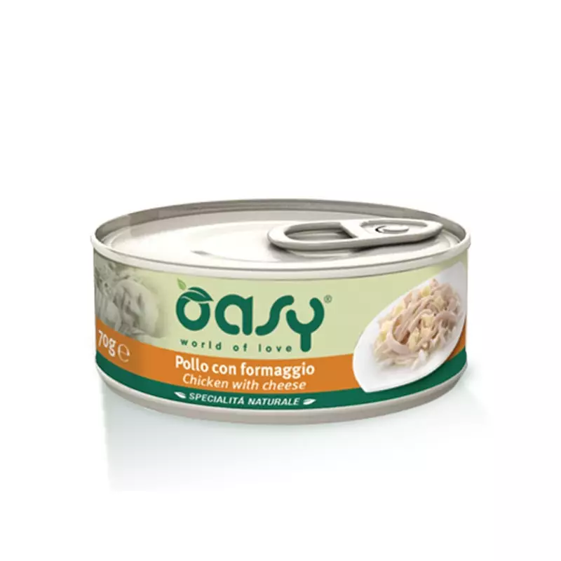 OASY Natural Specialty Chicken with Cheese 70 gr.