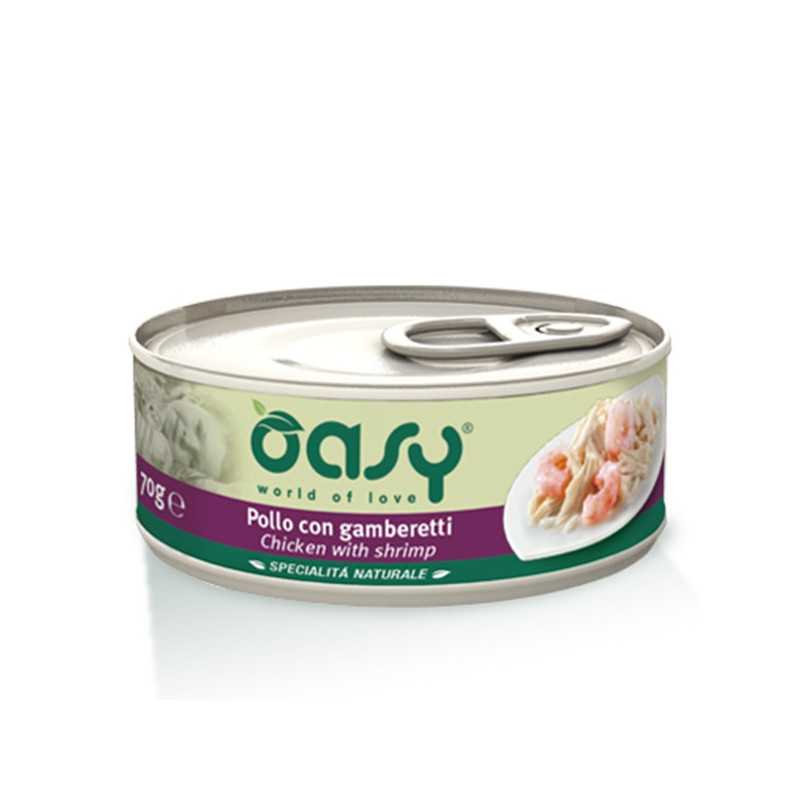 OASY Spécialité Naturel Poulet avec Crevettes 70 g. OASY Spécialité Naturel Poulet avec Crevettes 70 g.