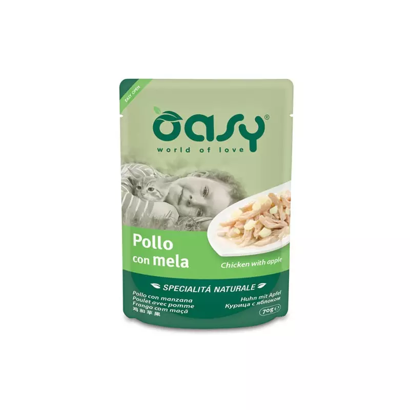 OASY Specialità Naturale Pollo con Mela 70 gr.