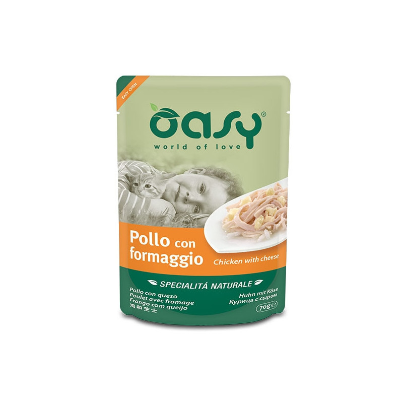 OASY Natural Specialty Chicken with Cheese 70 gr.