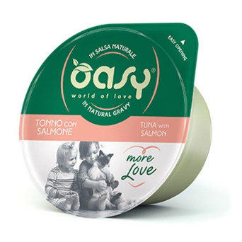 OASY More Love Tuna with Salmon with Natural Sauce 70 gr.