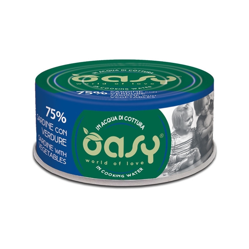 OASY More Love Sardines with Vegetables 70 gr.