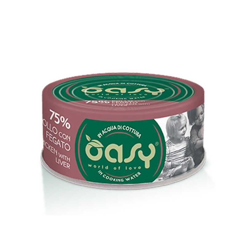 OASY More Love Poulet avec Foie en sauce Naturel 70 g. OASY More Love Poulet avec Foie en sauce Naturel 70 g.