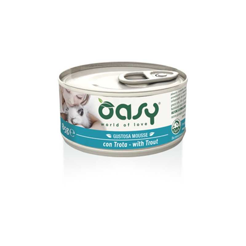 OASY Gustosa Mousse avec Truite 85 g. OASY Gustosa Mousse avec Truite 85 g.