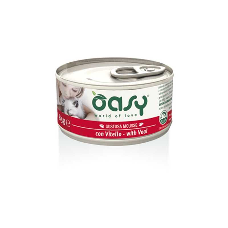 OASY Gustosa Mousse avec Veau 85 g. OASY Gustosa Mousse avec Veau 85 g.