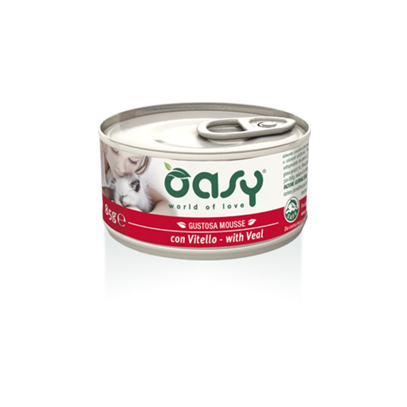 OASY Gustosa Mousse con Vitello 85 gr.