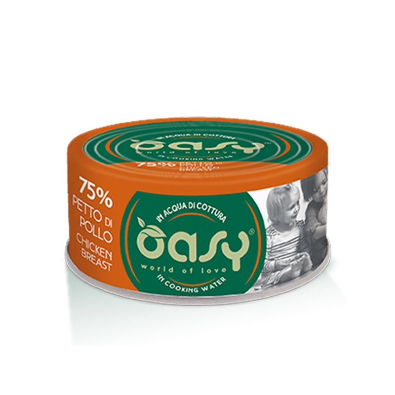 OASY More Love Petto di Pollo in Acqua di Cottura 70 gr.