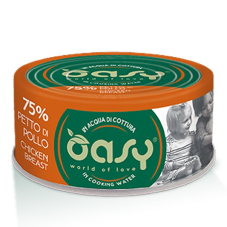 OASY More Love Petto di Pollo in Acqua di Cottura 70 gr. - 