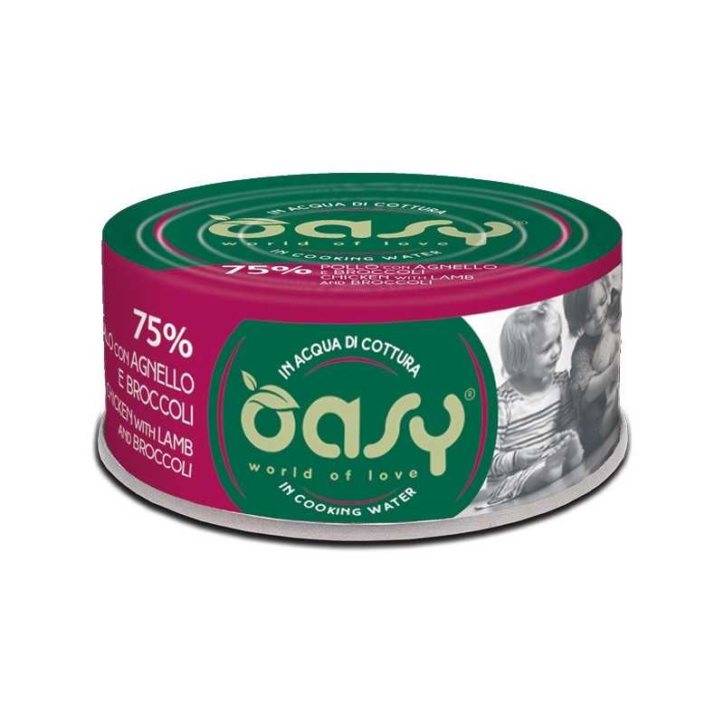 OASY More Love Poulet avec Agneau et Broccoli 70 g. OASY More Love Poulet avec Agneau et Broccoli 70 g.