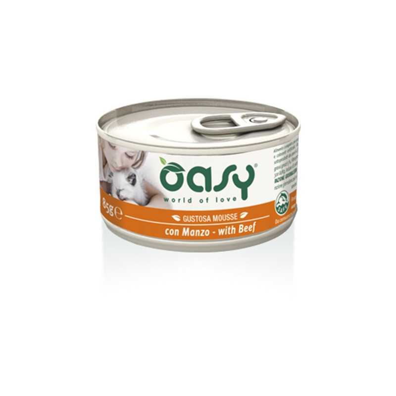 OASY Gustosa Mousse avec Bœuf 85 g. OASY Gustosa Mousse avec Bœuf 85 g.