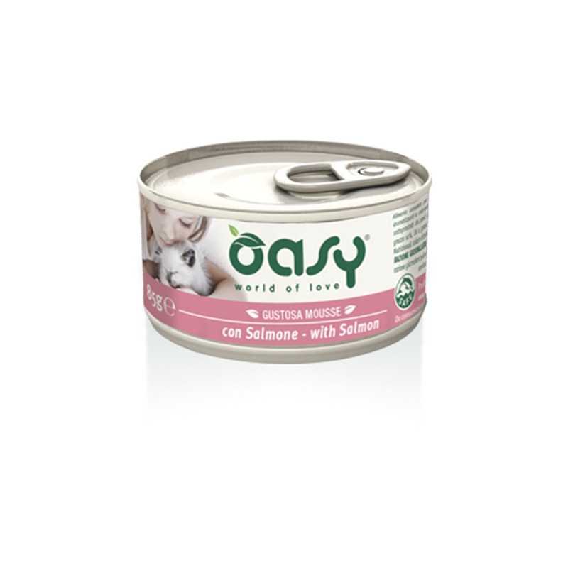 OASY Gustosa Mousse avec Saumon 85 g. OASY Gustosa Mousse avec Saumon 85 g.