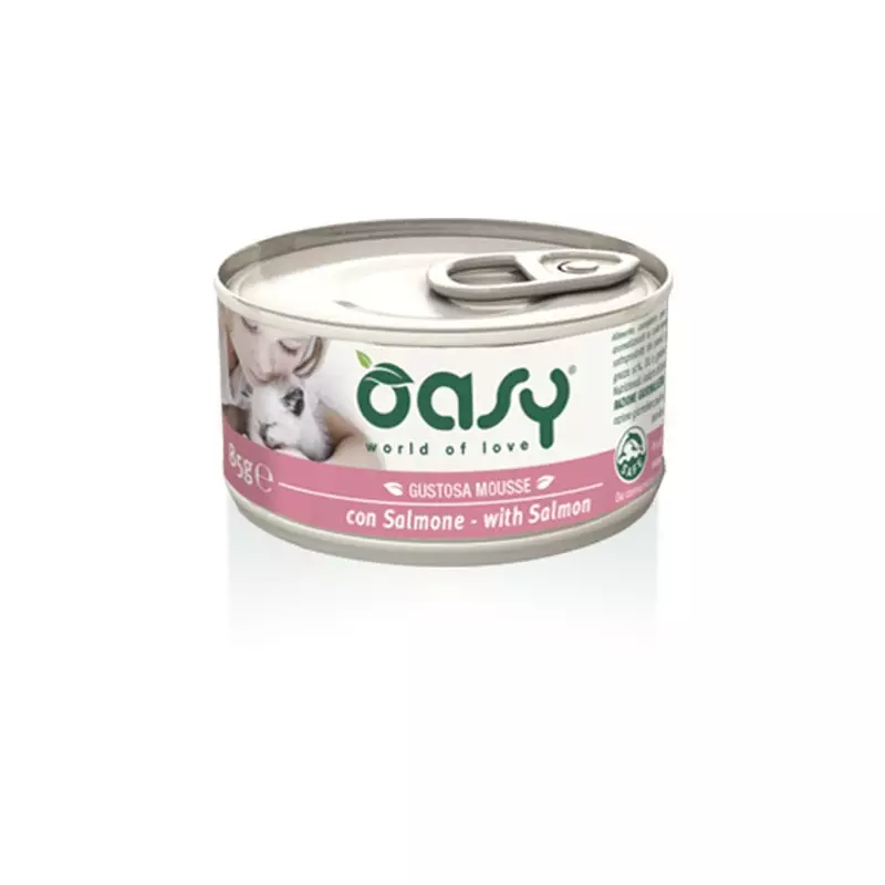 OASY Tasty Mousse with Salmon 85 gr.