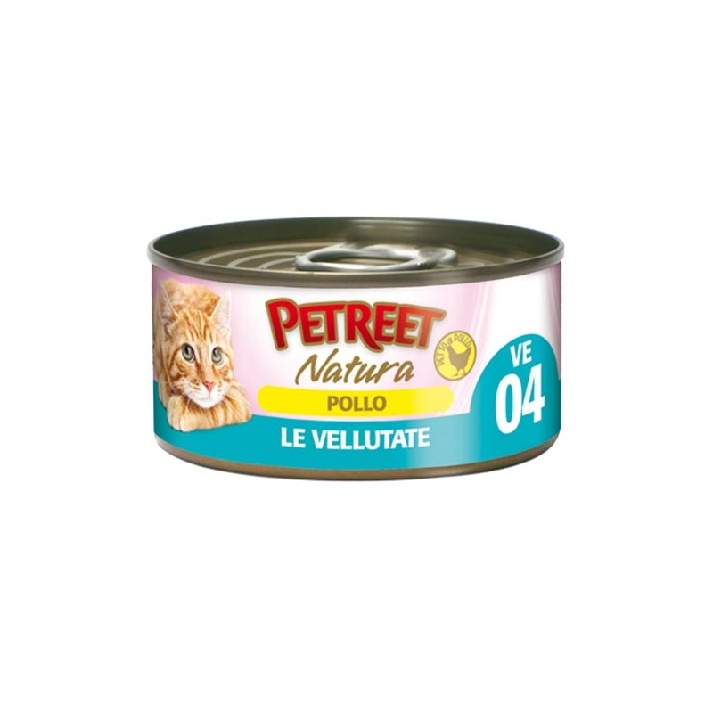 PETREET Natura le Vellutate Pollo-Multipack (6 lattine 70 gr.)