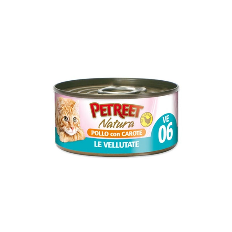 PETREET Natura the Velvety Chicken with Carrots 70 gr.