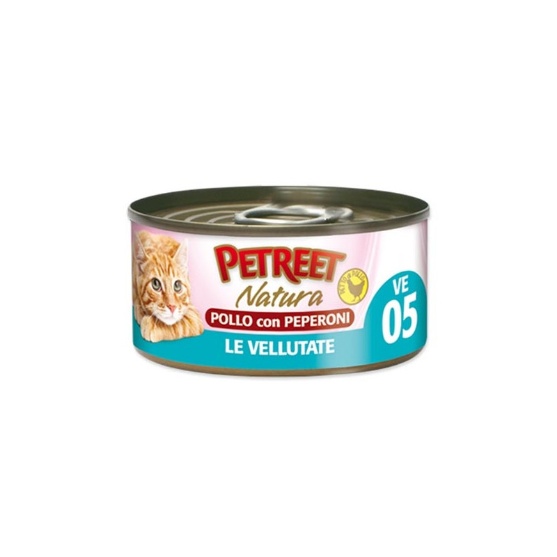 PETREET Natura the Velvety Chicken with Peppers 70 gr.