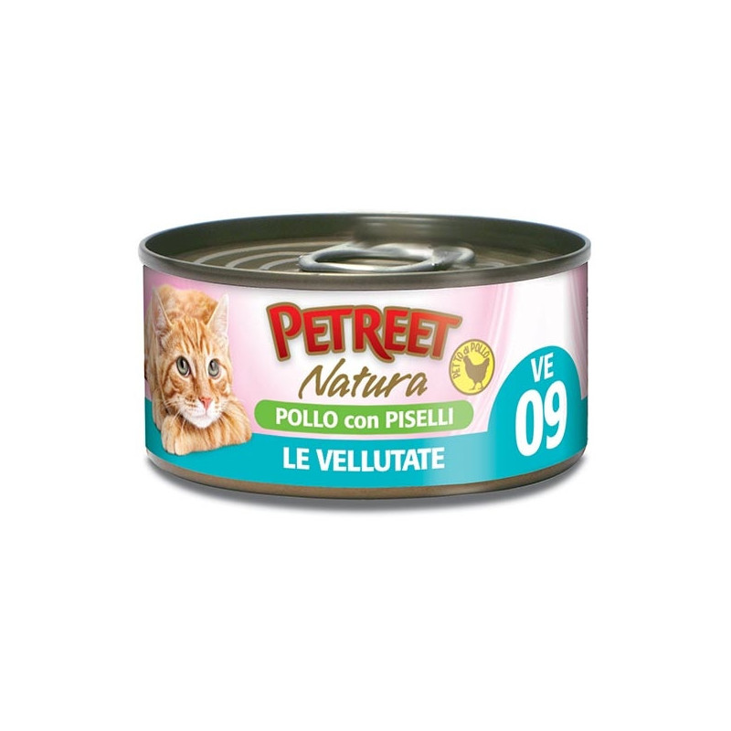 PETREET Natura das samtige Huhn mit Erbsen 70 gr.