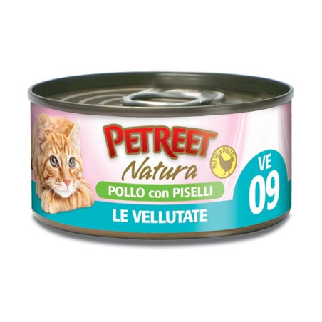 PETREET Natura le Vellutate Pollo con Piselli 70 gr. - 