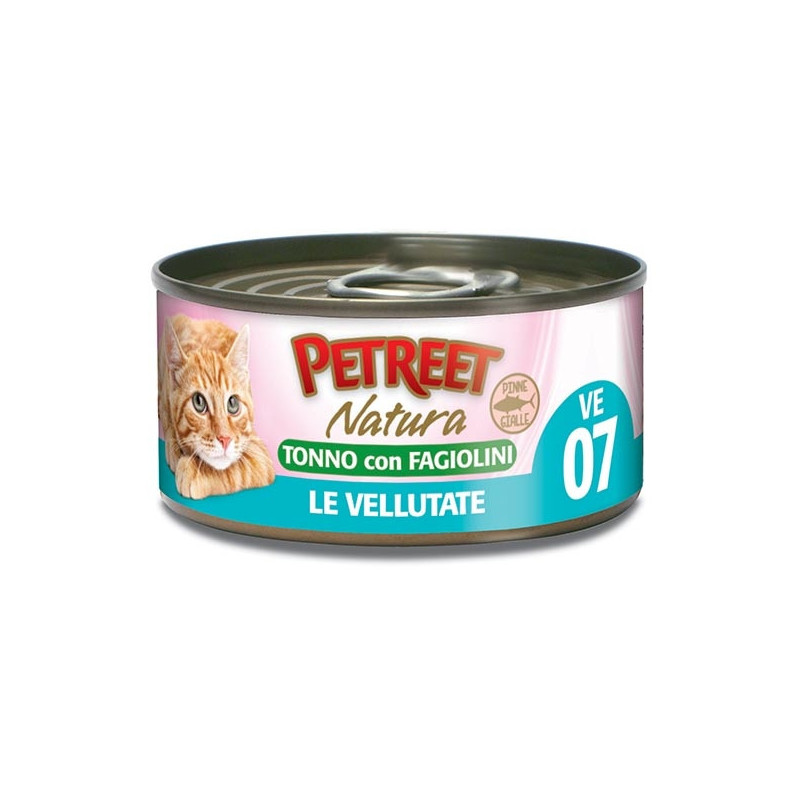 PETREET Natura the Velvety Tuna with Green Beans 70 gr.