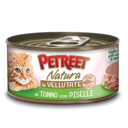 PETREET Natura le Vellutate Tonno con Piselli 70 gr. - 