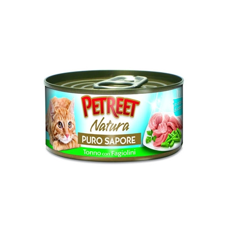 PETREET Natura Puro Sapore Tonno con Fagiolini 70 gr. - 