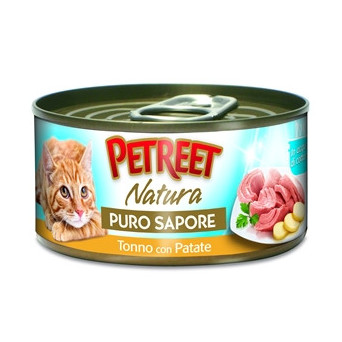 PETREET Natura Puro Flavor Tuna with Potatoes 70 gr.
