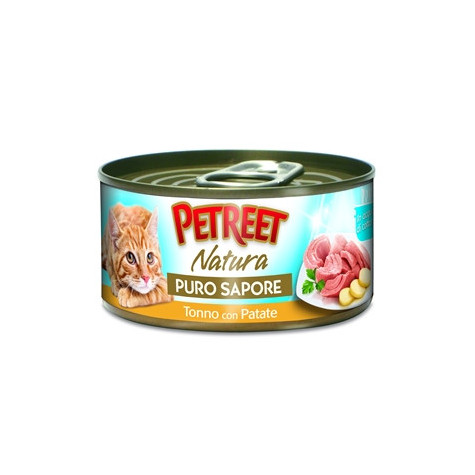 PETREET Natura Puro Flavor Tuna with Potatoes 70 gr.