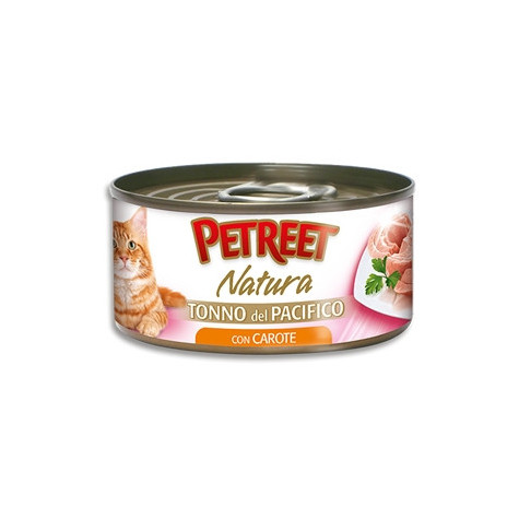 PETREET Natura Pacific Tuna with Carrots 70 gr.
