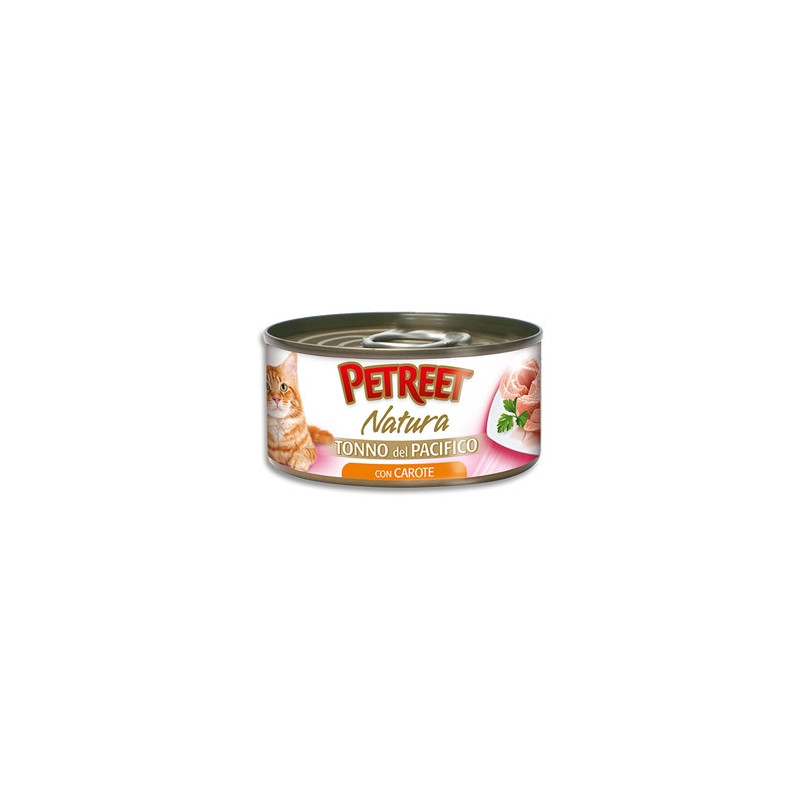 PETREET Natura Pacific Tuna with Carrots 140 gr.