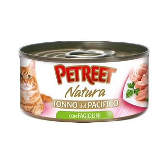 PETREET Natura Pacific Tuna with Green Beans 70 gr.