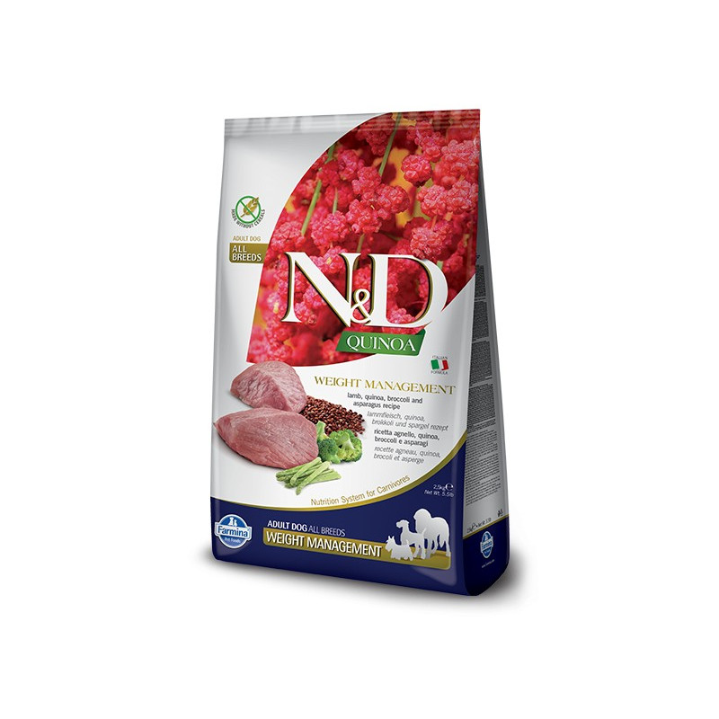 FARMINA N et D quinoa Chien weight management agneau 7 kg FARMINA N et D quinoa Chien weight management agneau 7 kg