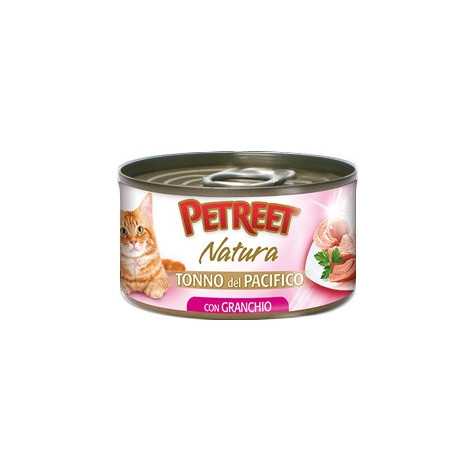 PETREET Natura Tonno del Pacifico con Granchio 140 gr. - 