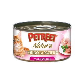 PETREET Natura Pacific Tuna with Crab (6 cans of 70 gr.)