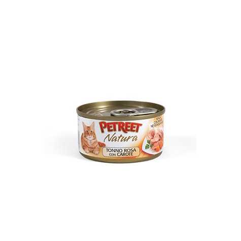 PETREET Natura Tonno Rosa con Carote 140 gr. - 