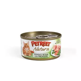 PETREET Natura Pink Tuna with Green Beans 140 gr.