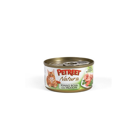 PETREET Natura Pink Tuna with Green Beans Multipack (6 cans of 70 gr.)