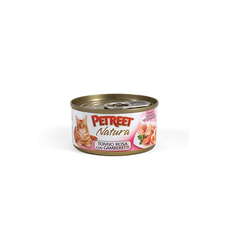 PETREET Natura Tonno Rosa con Gamberetti 70 gr. - 