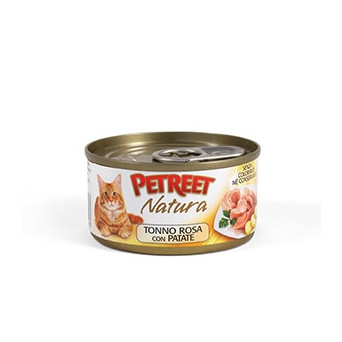 PETREET Natura Pink Tuna with Potatoes Multipack (6 cans of 70 gr.)